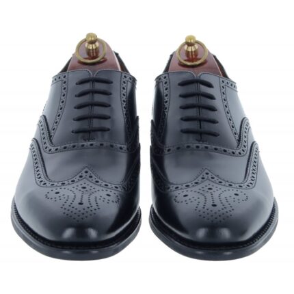 Loake 302BRG Shoes – Black Leather – Mens Shoes - Crep Direct UK