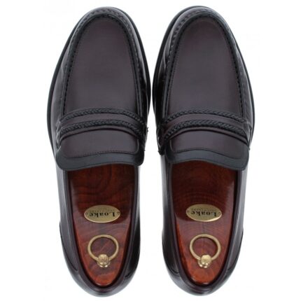 Loake Rome Shoes – Burgundy Leather – Mens Wedding Shoes - Crep Direct UK