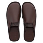 Nordikas Norwood III 131 Mule Slippers – Marron Leather – Mens Slippers - Crep Direct UK