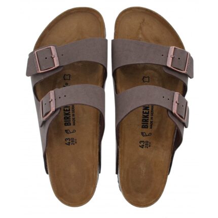 Birkenstock Arizona 151181 Sandals – Moccha Birko-Flor – Mens Sandals, Sliders & Toe Posts - Crep Direct UK