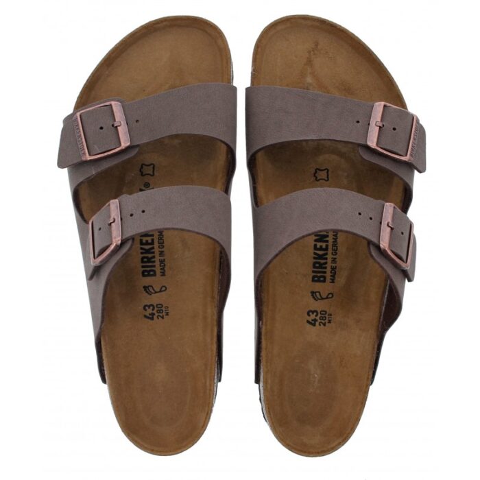 Birkenstock Arizona 151181 Sandals – Moccha Birko-Flor – Mens Sandals, Sliders & Toe Posts - Crep Direct UK