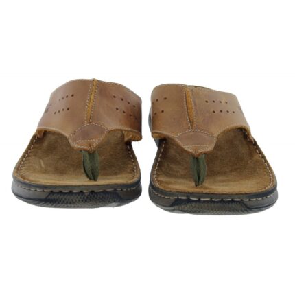Josef Seibel Maverick 05 27105 Toe Post Sandals – Castagne – Mens Sandals, Sliders & Toe Posts - Crep Direct UK
