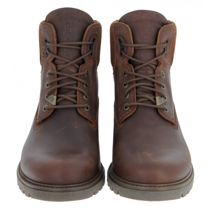 Panama Jack Amur GTX Boots – Bark Leather – Mens Boots - Crep Direct UK