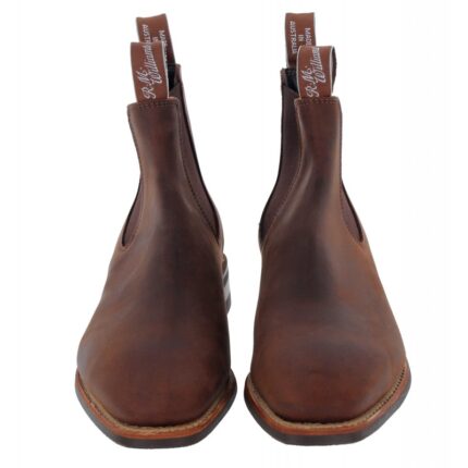R. M. Williams Comfort Craftsman Boots – Bark/Oily Fern Leather – Mens Boots - Crep Direct UK