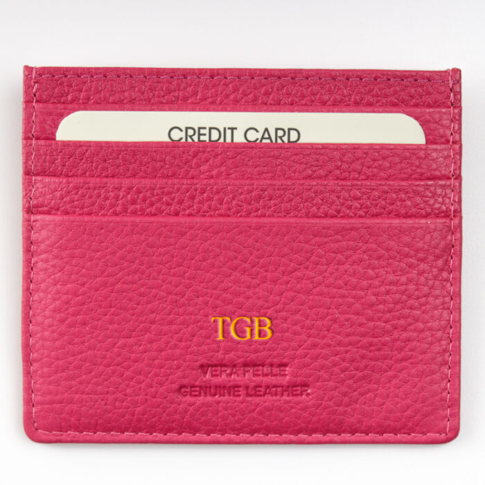 Gianni Conti 4317394 Cardholder – Fuxia Leather – Personalised Gifts for Her - Crep Direct UK