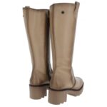 Porronet 4674 Heeled Knee High Boots – Camel Leather – Womens Boots - Crep Direct UK