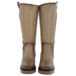 Porronet 4674 Heeled Knee High Boots – Camel Leather – Womens Boots - Crep Direct UK