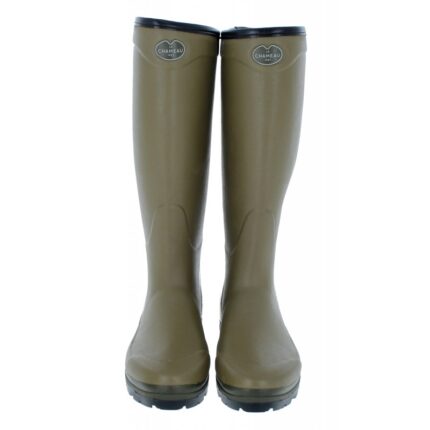 Le Chameau Country Cross Neoprene Mens Wellingtons 2906 – Vert Vierzon – Mens Trekking and Outdoor - Crep Direct UK