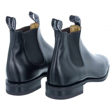 R. M. Williams Comfort Craftsman Boots – Black Leather – Mens Boots - Crep Direct UK