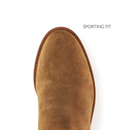 Fairfax and Favor Fairfax & Favor Sporting Fit Regina Heeled Boots – Tan Suede – Womens Boots - Crep Direct UK