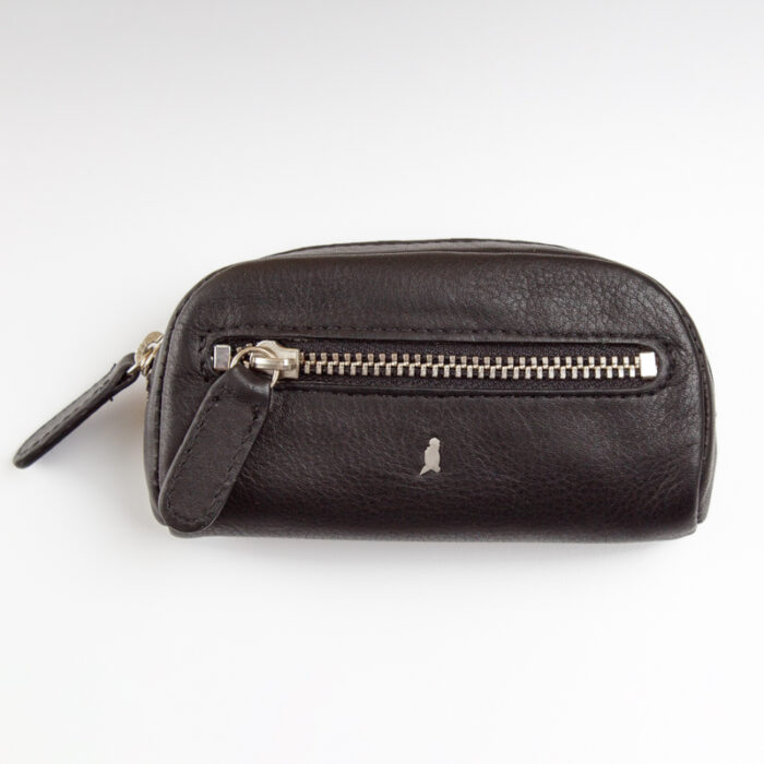 Gianni Conti 507387 Coin Purse /Key Holder – Black Leather – Mens Wallets, Bags and Accessories - Crep Direct UK