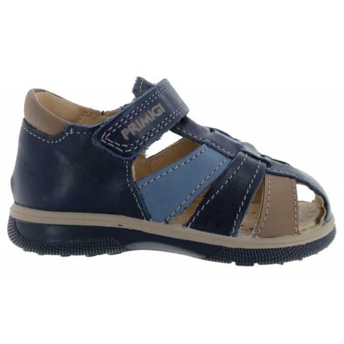 Primigi 5859111 Closed Toe Sandals – Blue Leather – Boys Sandals - Crep Direct UK
