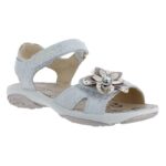 Primigi 5885555 Sandals – White Platinum Leather – Girls Sandals - Crep Direct UK