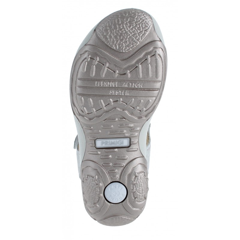 Primigi 5885555 Sandals – White Platinum Leather – Girls Sandals - Crep Direct UK