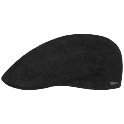 Stetson Ivy Cap Pigskin 6127102 - Black - Mens Clothing