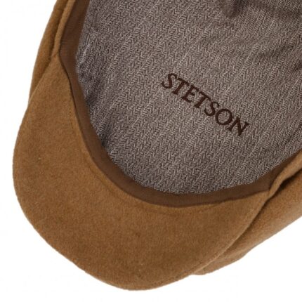 Stetson Hatteras Wool/Cas 6840101 Cap – Camel – Mens Clothing - Crep Direct UK
