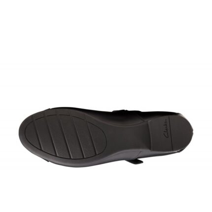 Clarks Scala Gem Youth School Shoes – Black Leather – Girls School Shoes - Crep Direct UK