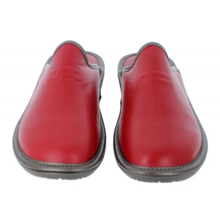 Nordikas Naomi 7399-O/8 Mule Slippers – Rojo Leather – Womens Slippers - Crep Direct UK