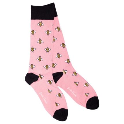 Swole Panda Bumblebee Bamboo Socks – Pink – Ladies Clothing - Crep Direct UK Swole Panda Bumblebee Bamboo Socks – Pink – Ladies Clothing - Crep Direct UK