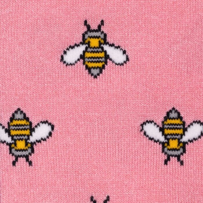 Swole Panda Bumblebee Bamboo Socks – Pink – Ladies Clothing - Crep Direct UK