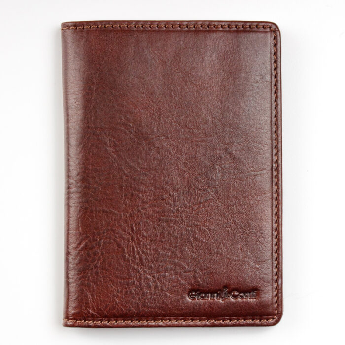 Gianni Conti 9407455 Passport Holder – Marron Leather – Personalised Gifts for Her - Crep Direct UK