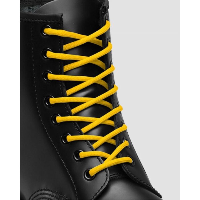 Dr. Martens 140cm Round Shoe Laces – Yellow – Shoe Care - Crep Direct UK