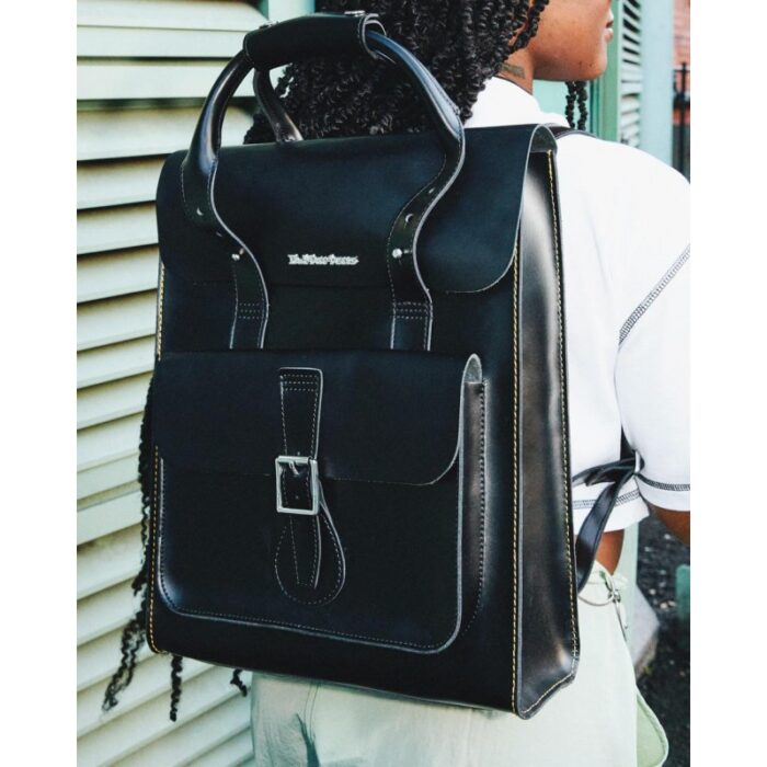 Dr. Martens Kiev Smooth Leather Laptop Backpack – Black – Mens Wallets, Bags and Accessories - Crep Direct UK