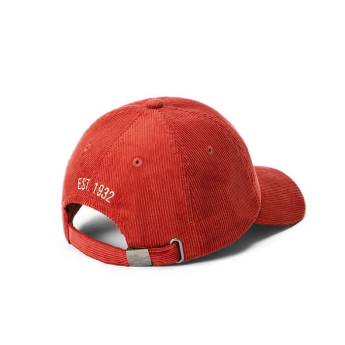 R. M. Williams Mini Longhorn Cord Cap – Crimson Cotton – Mens Hats & Caps - Crep Direct UK