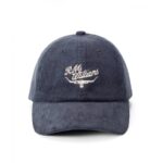 R. M. Williams Script Longhorn Cord Cap – Slate Cotton Corduroy – Mens Clothing - Crep Direct UK