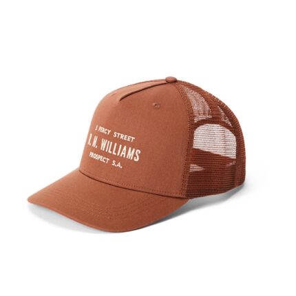 R. M. Williams Stencil Trucker Cap – Tortoise Cotton – Mens Hats & Caps - Crep Direct UK