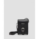Dr. Martens Kiev Smooth Leather Vertical Crossbody Bag – Black – Mens Wallets, Bags and Accessories - Crep Direct UK