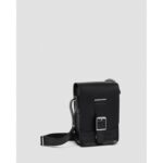 Dr. Martens Kiev Smooth Leather Vertical Crossbody Bag – Black – Mens Wallets, Bags and Accessories - Crep Direct UK