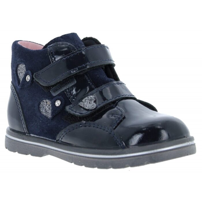 Ricosta Abby 2500702 Boots – Blue Patent – Girls Boots - Crep Direct UK
