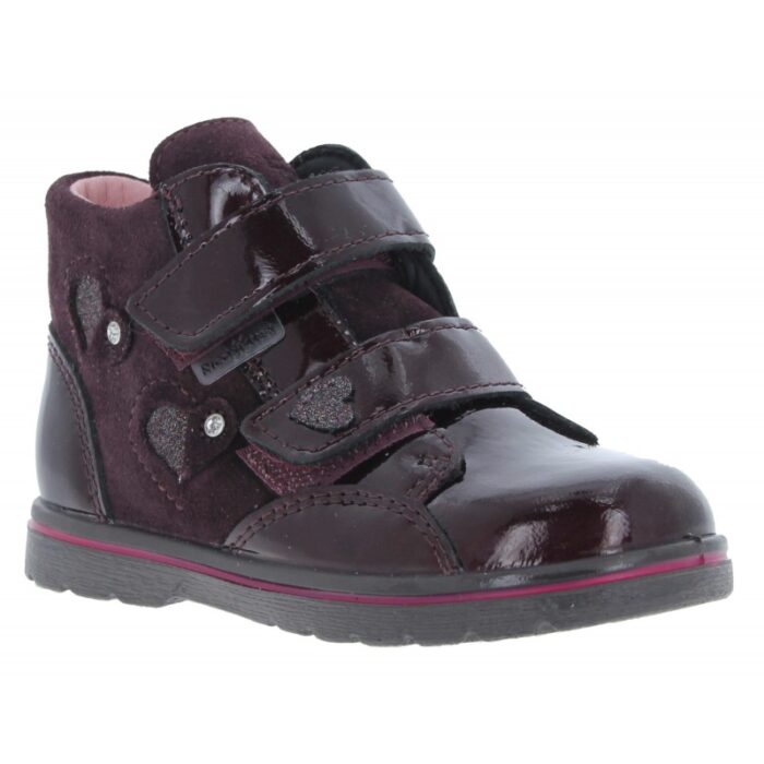 Ricosta Abby 2500702 Boots – Burgundy Patent – Girls Boots - Crep Direct UK