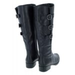 Gabor Adieu 91.606 Knee High Boots – Black Leather – Womens Boots - Crep Direct UK