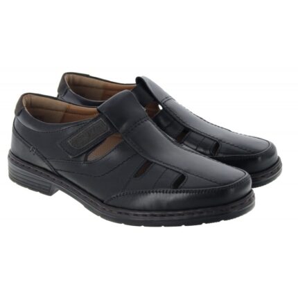 Josef Seibel Alastair 08 Summer Shoes – Black Leather – Mens Shoes - Crep Direct UK Josef Seibel Alastair 08 Summer Shoes – Black Leather – Mens Shoes - Crep Direct UK