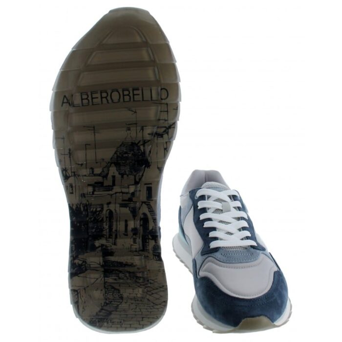 Hoff HOFF Alberobello 12502611 Trainers – Blue Suede – Mens Shoes - Crep Direct UK
