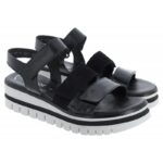 Gabor Alfa 44.620 Sandals – Black Patent – Womens Sandals, Sliders & Toe Posts - Crep Direct UK