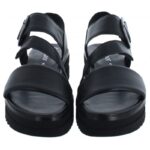 Gabor Amarillo 64.627 Sandals – Black Leather – Womens Sandals, Sliders & Toe Posts - Crep Direct UK