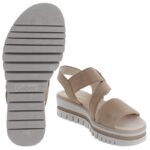 Gabor Amarillo 64.627 Sandals – Caramel Suede – Womens Sandals, Sliders & Toe Posts - Crep Direct UK