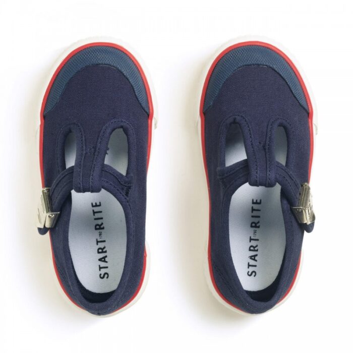 Start-Rite Anchor Canvas Shoes – Navy – Boys Shoes - Crep Direct UK