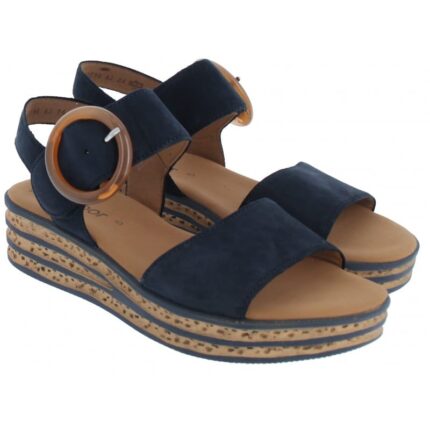 Gabor Andre 64.550 Sandals – Blue Nubuck – Womens Sandals, Sliders & Toe Posts - Crep Direct UK Gabor Andre 64.550 Sandals – Blue Nubuck – Womens Sandals, Sliders & Toe Posts - Crep Direct UK