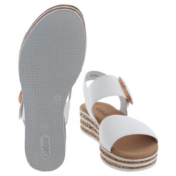 Gabor Andre 64.550 Sandals – Latte Leather – Womens Sandals, Sliders & Toe Posts - Crep Direct UK