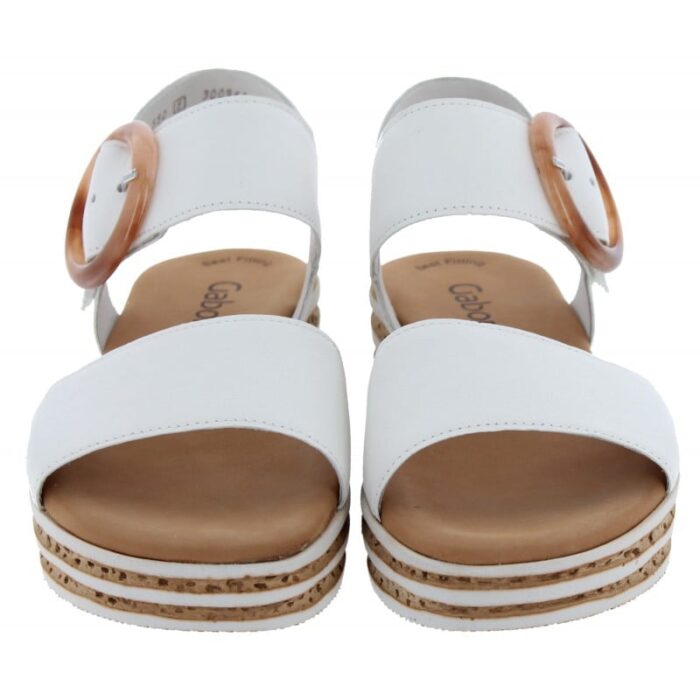Gabor Andre 64.550 Sandals – Latte Leather – Womens Sandals, Sliders & Toe Posts - Crep Direct UK
