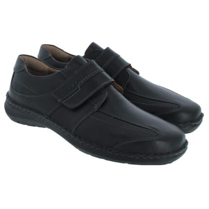 Josef Seibel New Anvers 02 44902 Velcro Shoes – Black Leather – Mens Shoes - Crep Direct UK Josef Seibel New Anvers 02 44902 Velcro Shoes – Black Leather – Mens Shoes - Crep Direct UK