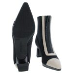 Hispanitas Ankara CHI243714 Ankle Boots – Milk/Black Leather – Womens Boots - Crep Direct UK