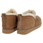 Shepherd of Sweden Annie Ladies Sheepskin Slippers – Antique/Cognac – Womens Slippers - Crep Direct UK