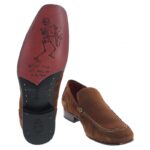 Jeffery West Jung K906 Loafers – Antelope Velour – Mens Shoes - Crep Direct UK