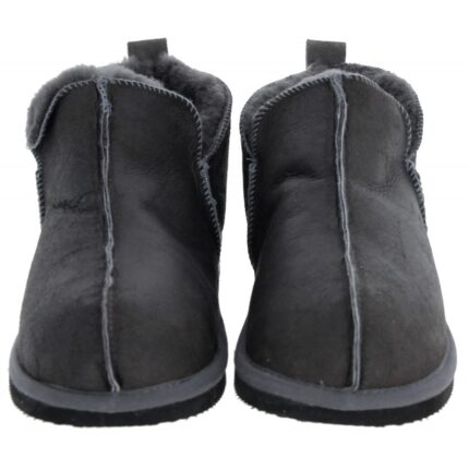 Shepherd of Sweden Anton Mens Sheepskin Slippers – Antique/Asphalt – Mens Slippers - Crep Direct UK
