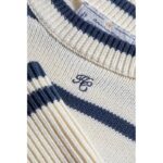 Holland Cooper Antonia Crew Neck Knit – Natural Stripe – Ladies Clothing - Crep Direct UK